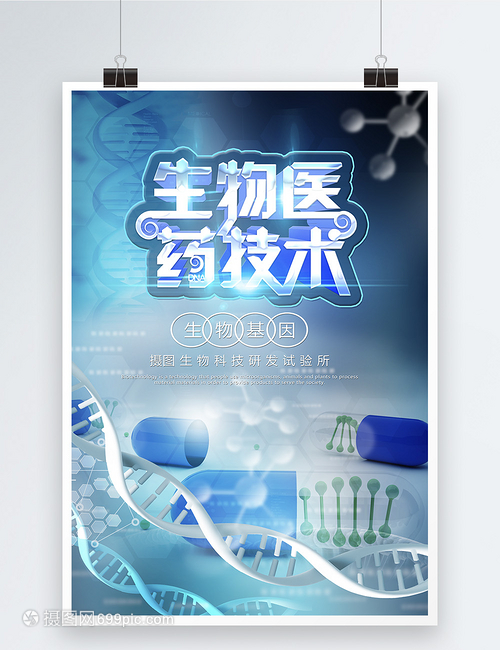 生物醫(yī)藥DAN技術(shù)海報